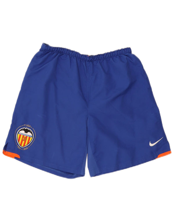 Męskie spodenki sportowe Nike Valencia, małe, niebieskie, poliestrowe