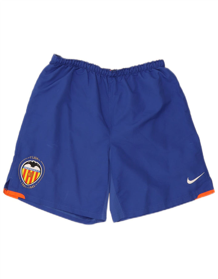 Męskie spodenki sportowe Nike Valencia, małe, niebieskie, poliestrowe