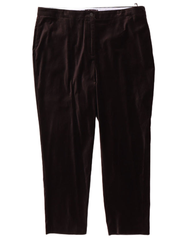Marks & Spencer Damskie zwężane spodnie Chino UK 18 XL W38 L27 Czarne bawełniane