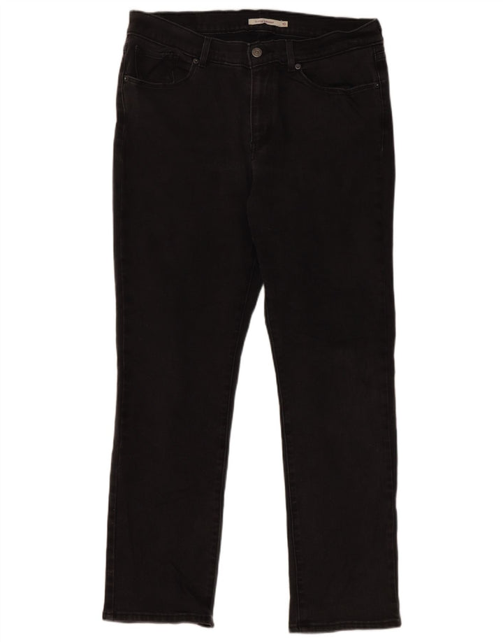 Damskie jeansy Levi's Classics Classic Fit Straight US 10 Large W30 L30 Black