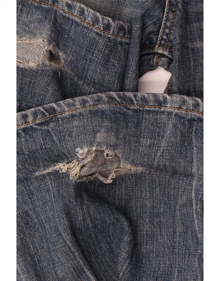 Damskie jeansy Levi's 572 Bootcut W28 L34 Niebieska bawełna