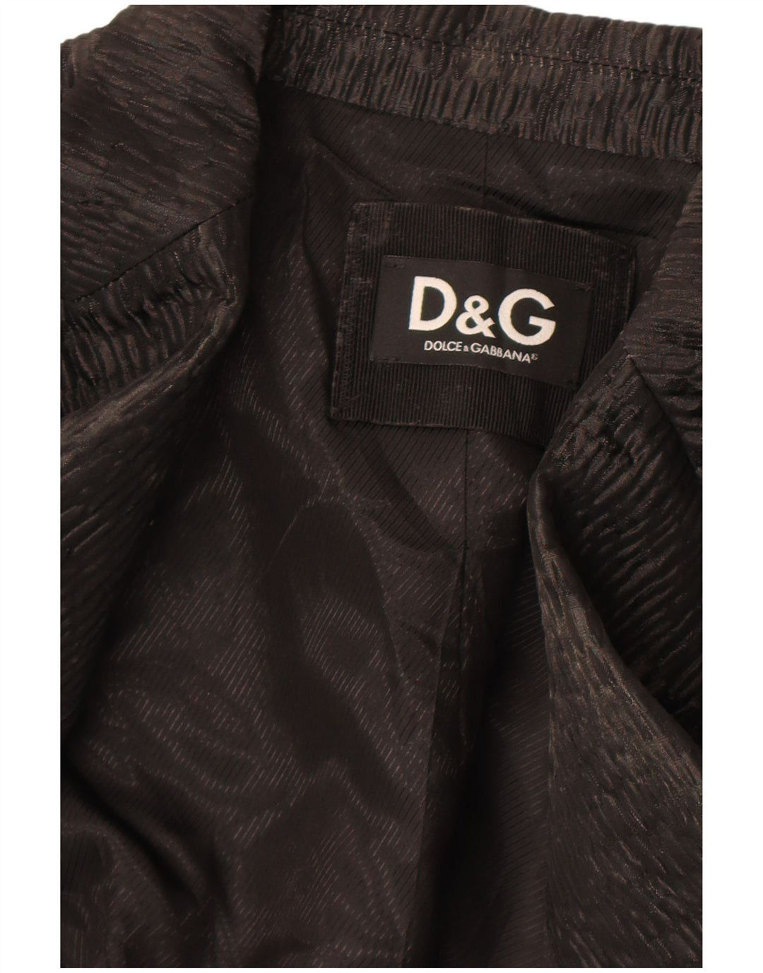 Damska marynarka zapinana na 2 guziki Dolce & Gabbana IT 42 Średni czarny poliester