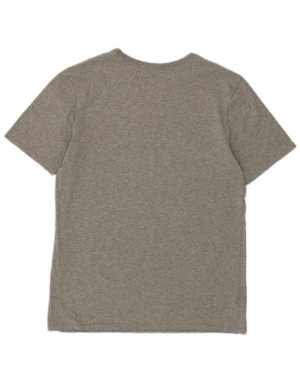 Męski T-shirt z grafiką Nike, średni szary
