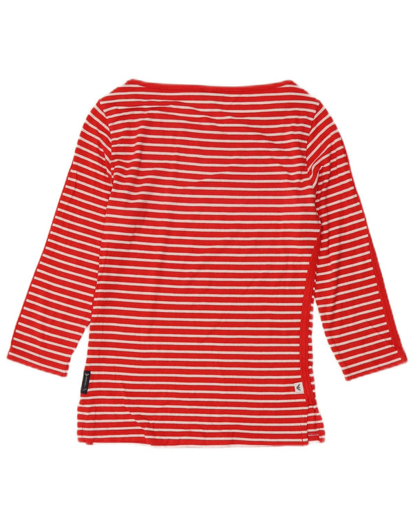 Damski top Armani Jeans z rękawem 3/4, UK 10, w małe czerwone paski