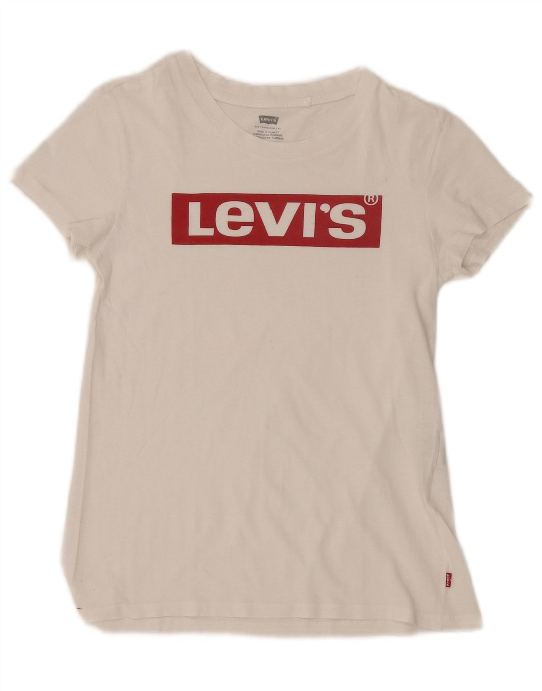 Damska koszulka z grafiką Levi's Top UK 2 2XS biała