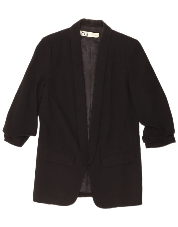 Damska marynarka oversize Zara UK 6 XS, czarny poliester