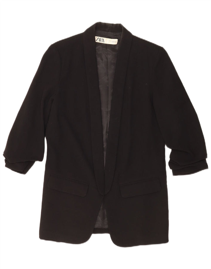 Damska marynarka oversize Zara UK 6 XS, czarny poliester
