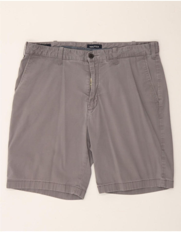 NAUTICA Mens Chino Shorts W36 Large Grey Cotton Vintage Nautica and Second-Hand Nautica from Messina Hembry 