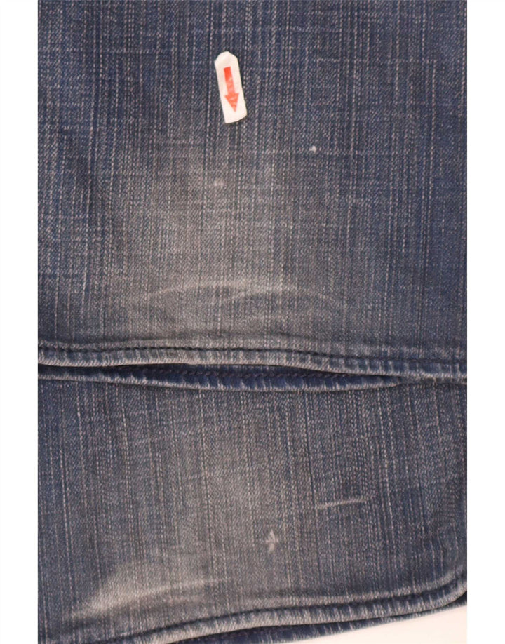 Męskie dżinsy Levi's 527 Bootcut W34 L32 Niebieska bawełna