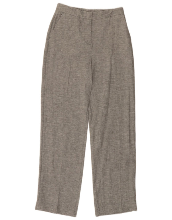 Damskie proste spodnie chino ZARA XS W27 L32 Szara wiskoza