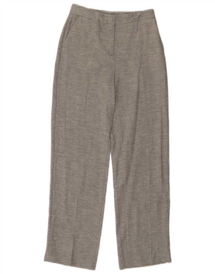 Damskie proste spodnie chino ZARA XS W27 L32 Szara wiskoza