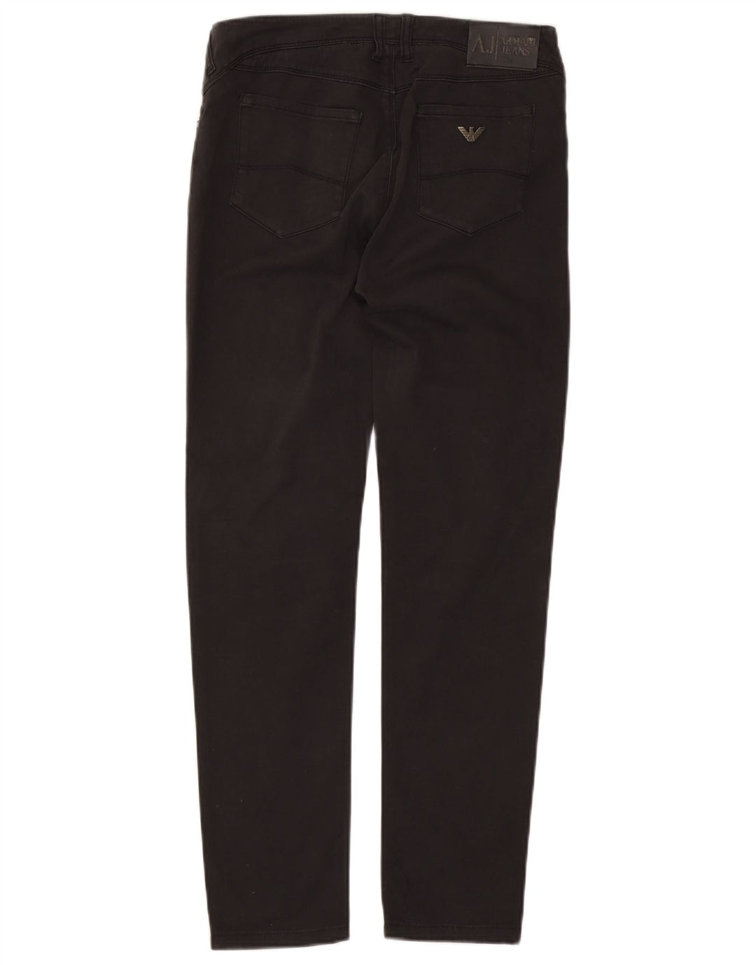 Damskie jeansy Armani Slim W28 L28 Czarne bawełniane