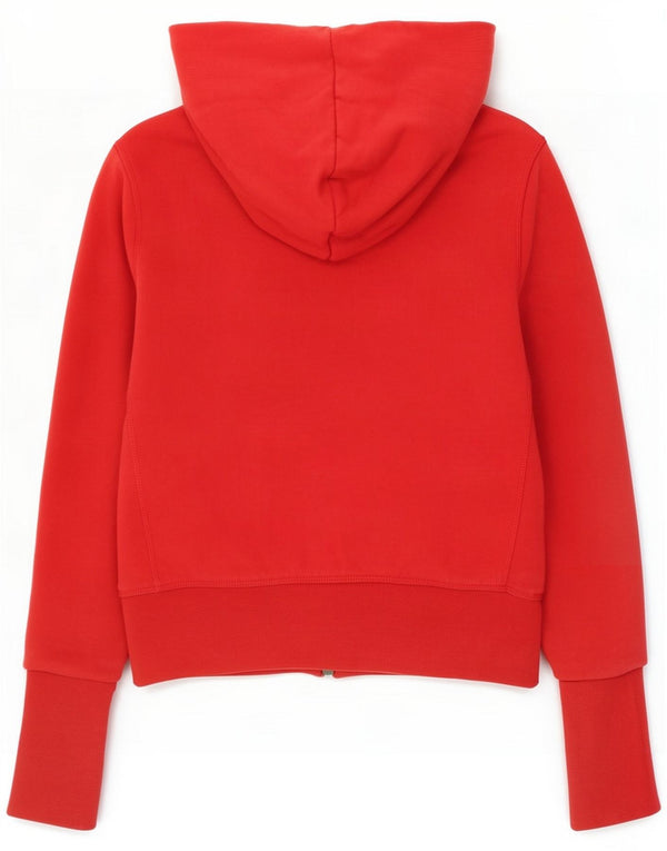 Damski sweter oversize z kapturem i zamkiem Converse UK 10 Small Red Cotton
