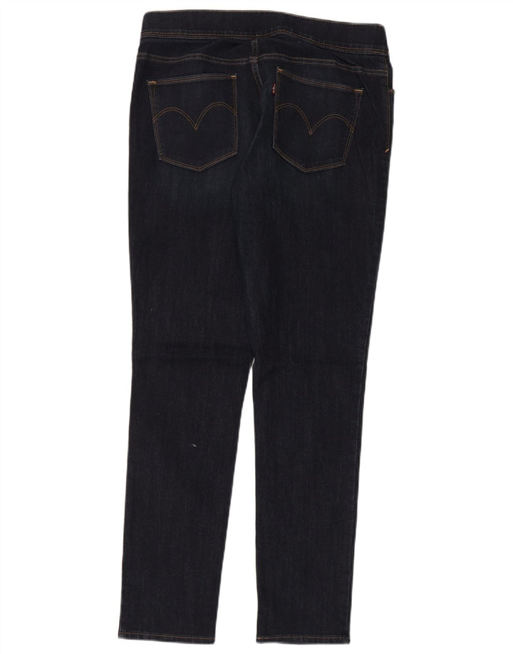 Damskie jeansy Jegging Levi's W30 L30 Granatowa bawełna