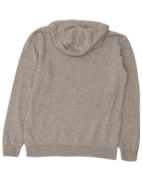 Chłopięca bluza z kapturem Adidas z grafiką 13-14 lat, szara, nakrapiana bawełna