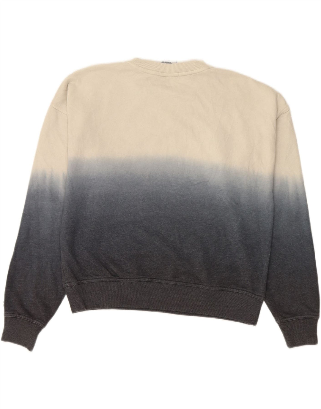 CHAMPION Womens Oversized Sweatshirt Jumper UK 10 Small Grey Colourblock Vintage Champion and Second-Hand Champion from Messina Hembry 