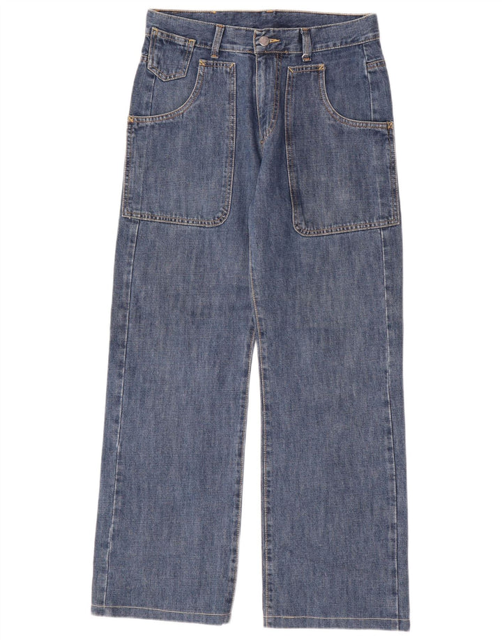 Niedźwiedź Męskie Proste Dżinsy W30 L30 Niebieskie Bawełniane