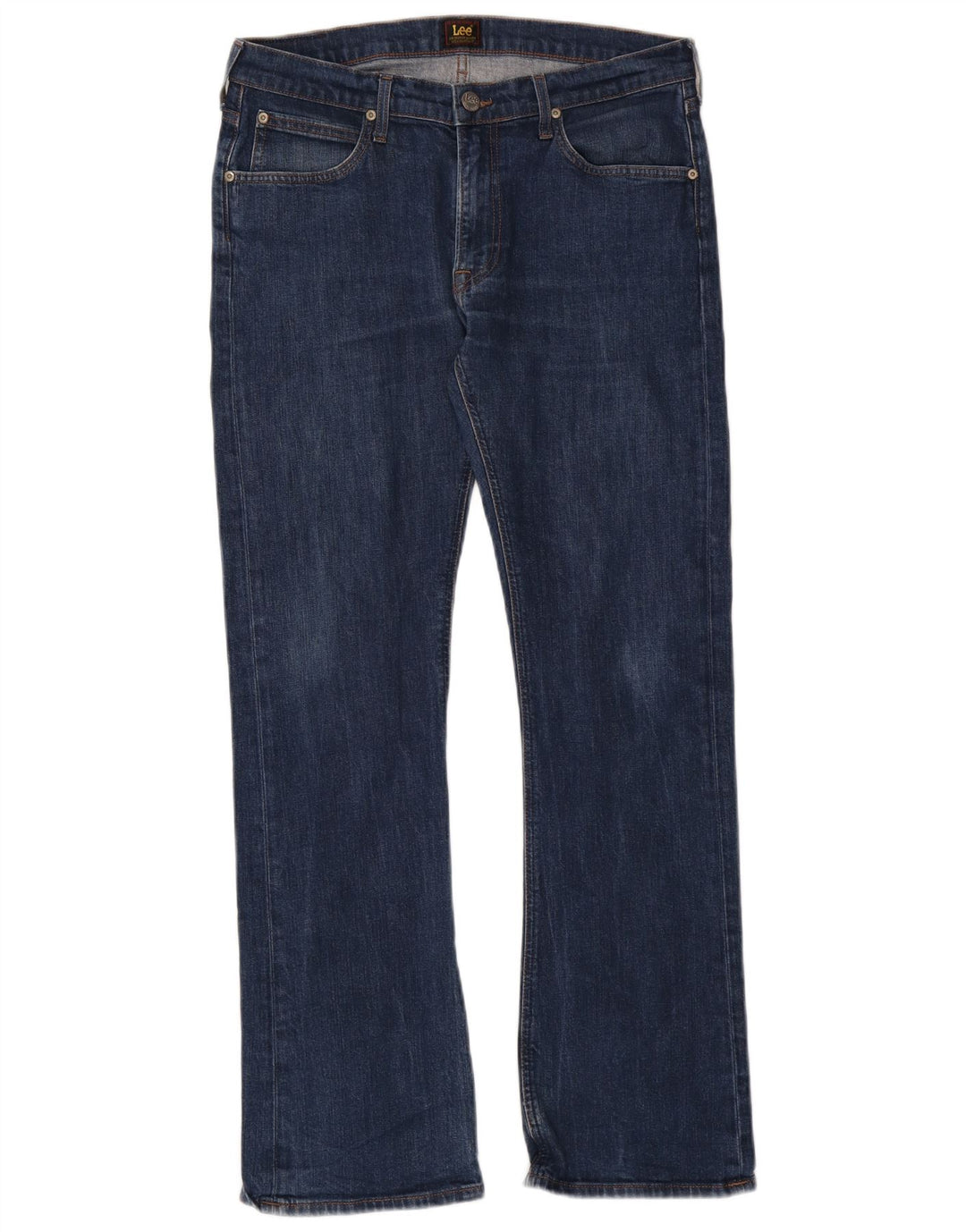 Damskie jeansy Lee Trenton Bootcut W33 L32 Granatowe, bawełniane