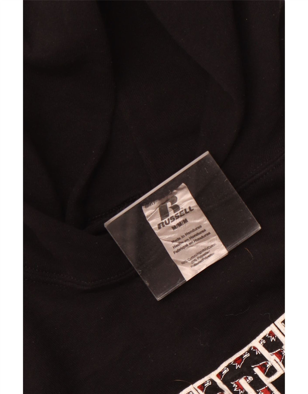 Damska bluza z kapturem RUSSELL ATHLETIC Southeast Graphic, UK 14, średnia czarna