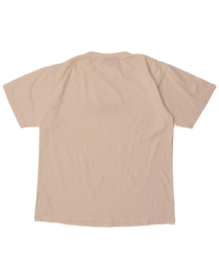 Męski T-shirt Fila z grafiką, średni biały