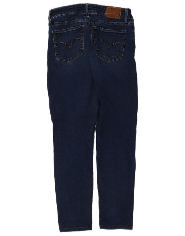 Levi's Womens Skinny Jeans W27 L26 Navy Blue Cotton