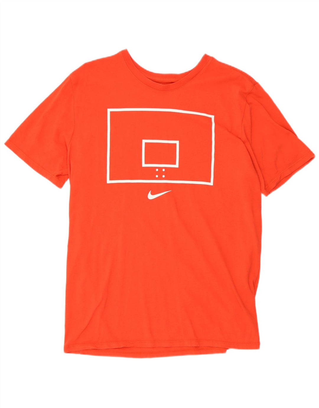 Męski T-shirt Nike Dri Fit z grafiką, duży, czerwony, bawełniany