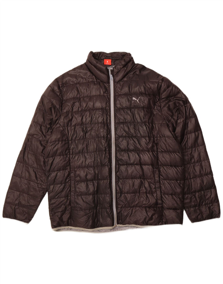 Męska ocieplana kurtka PUMA UK 44 2XL Czarny nylon