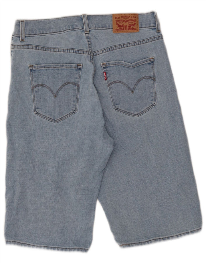 Damskie jeansowe bermudy LEVI'S W27, małe, niebieskie, bawełniane