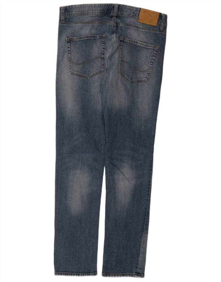 Męskie jeansy typu slim Jack & Jones W32 L32 niebieskie
