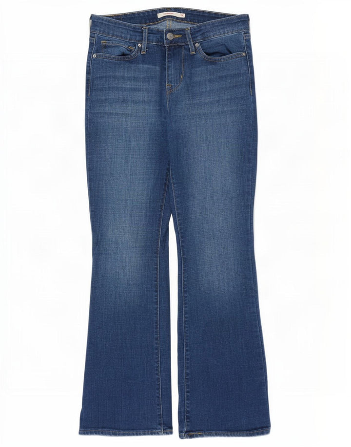 Damskie jeansy Levi's 715 Bootcut W28 L28 Niebieskie bawełniane