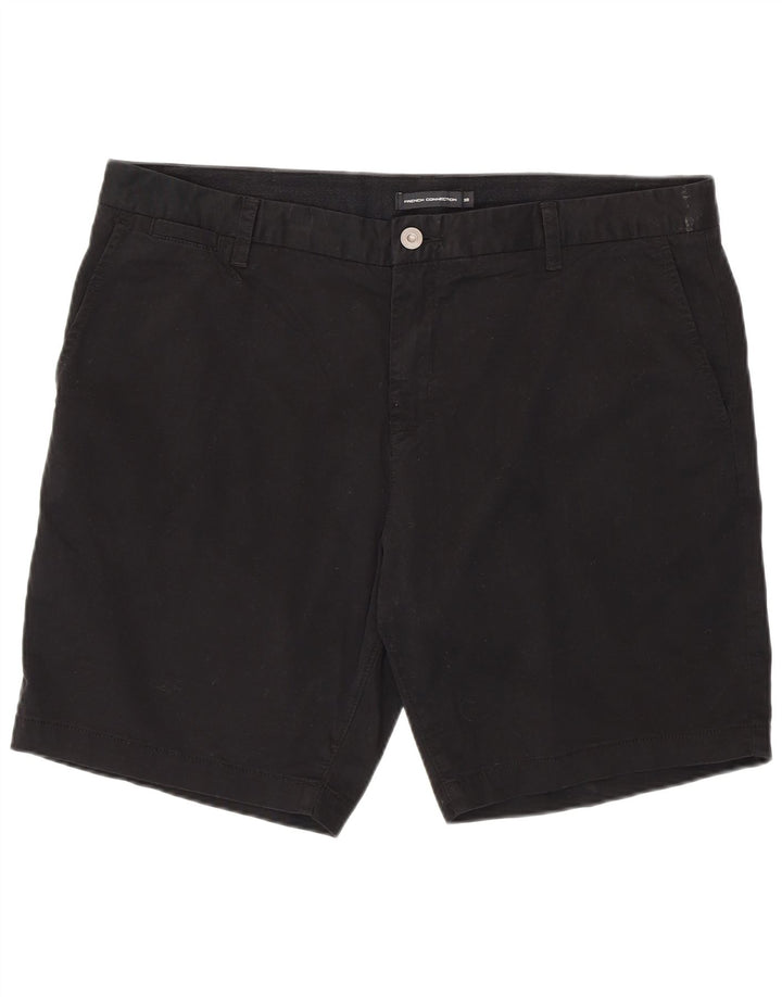 Męskie spodenki chino French Connection W38 XL, czarna bawełna