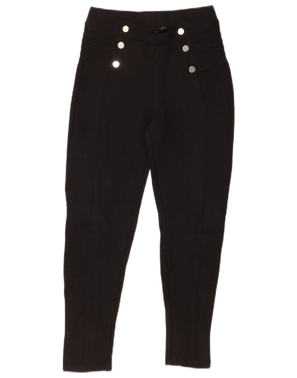 Spodnie damskie Zara Skinny Casual, małe, W26 L26, czarne