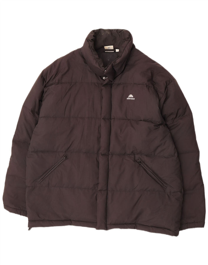 Męska ocieplana kurtka Ellesse UK 44 2XL Czarny poliester