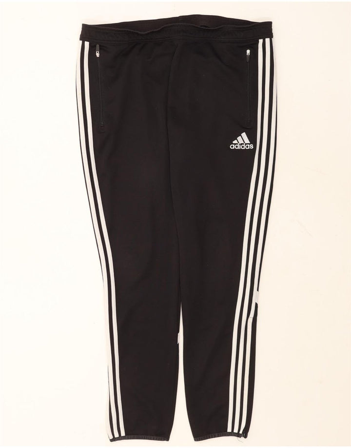 Męskie spodnie dresowe Adidas Climacool XL, czarne, poliestrowe