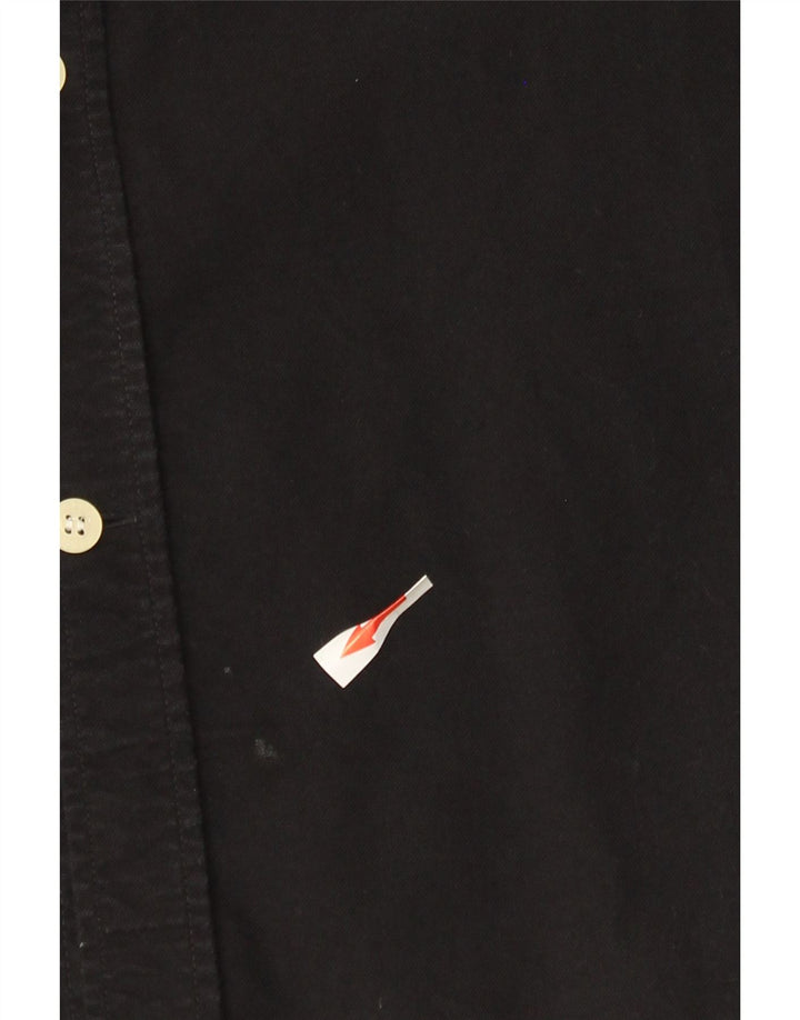 Koszula męska Lyle & Scott, duża, czarna, bawełniana