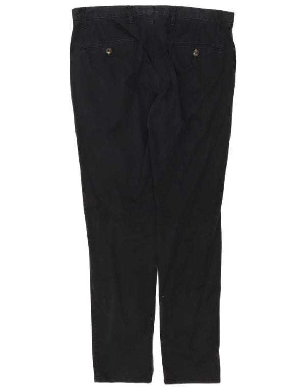Męskie spodnie typu skinny Chino Gap W36 L32 Czarne bawełniane