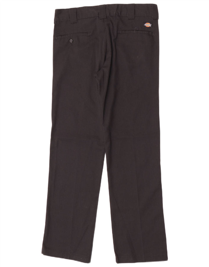 Męskie proste spodnie chino Dickies W31 L32 Czarny poliester