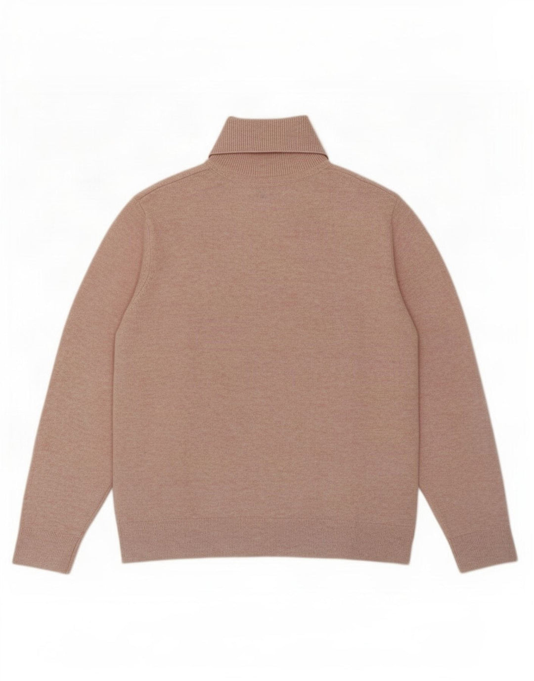 Marks & Spencer Damski sweter z golfem, UK 14, średni różowy poliester