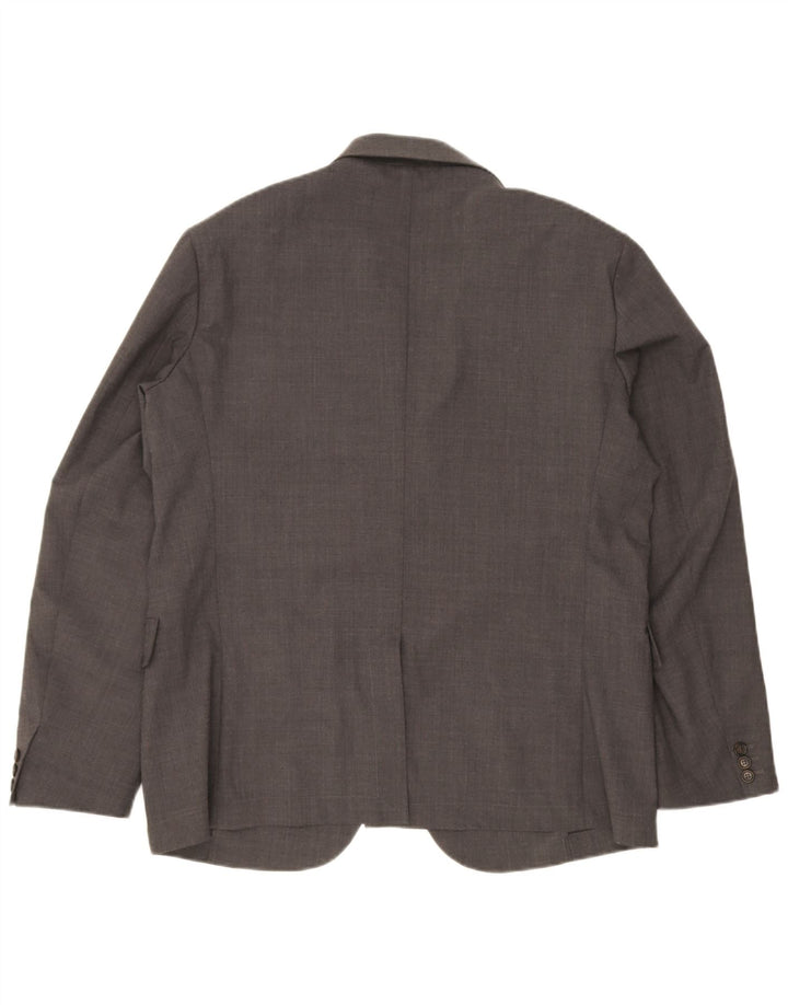 Męska marynarka zapinana na 3 guziki Aspesi IT 56 3XL Szary poliester