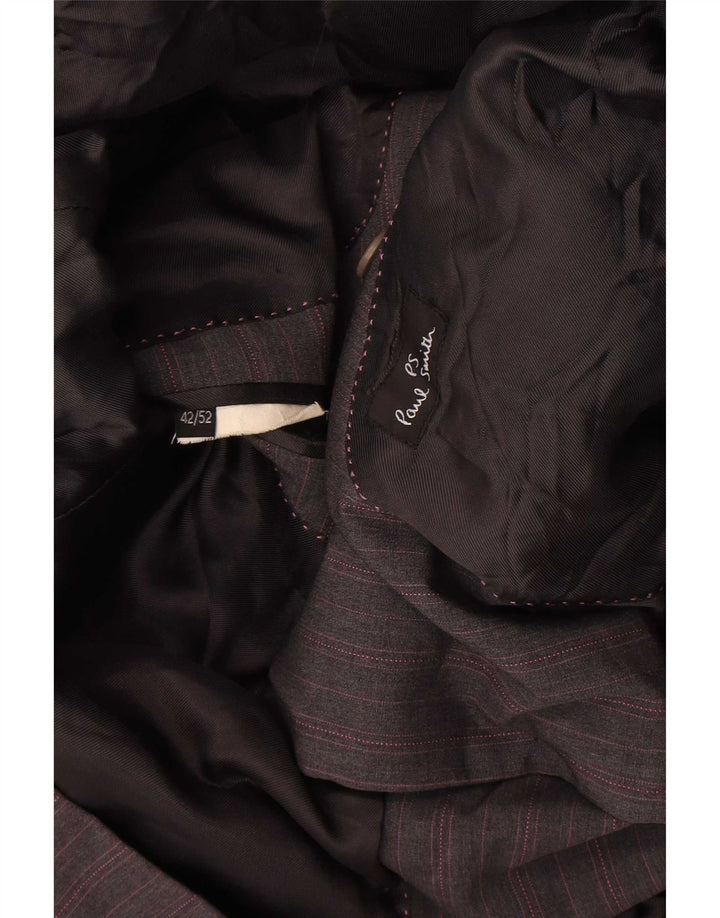 Męska marynarka Paul Smith zapinana na 2 guziki, UK 42 XL, szare paski