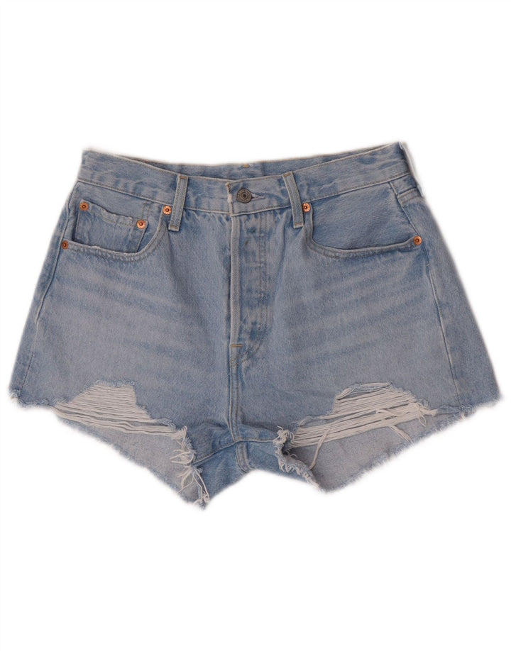Damskie spodnie jeansowe Levi's 501 w trudnej sytuacji W28 Średni niebieski