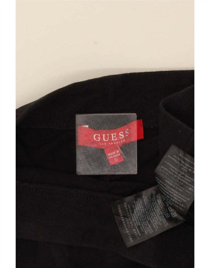 Legginsy damskie Guess UK 10 Small W, czarne, bawełniane