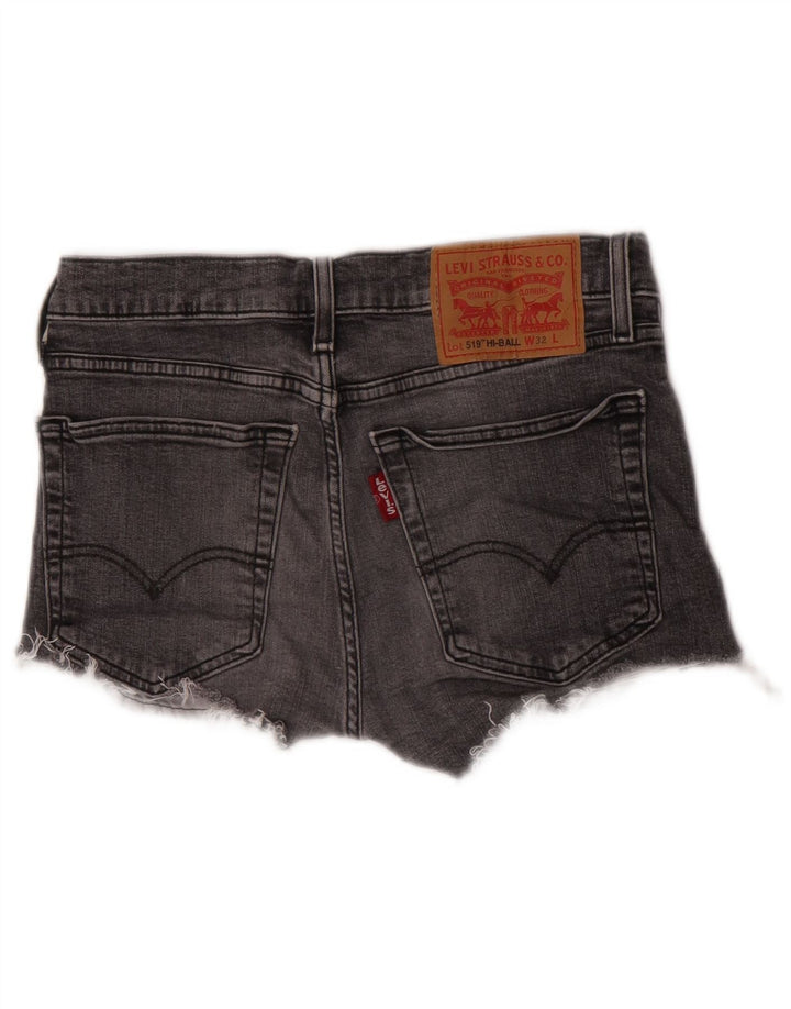 Damskie spodnie Levi's 519 Distressed Denim W32, duże, szare, bawełniane