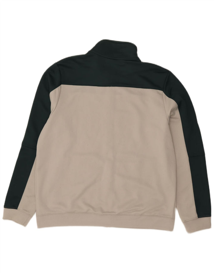 Męska bluza dresowa Nike XL, biały poliester z blokami kolorów