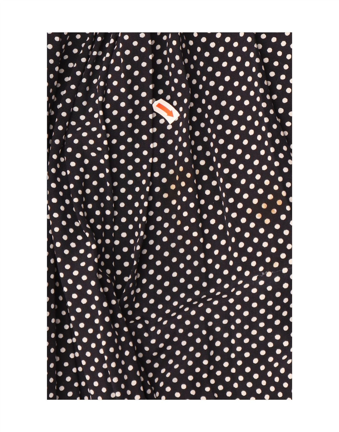 VINTAGE Womens Pleated Skirt EU 40 Medium W30  Black Polka Dot Vintage Vintage and Second-Hand Vintage from Messina Hembry 