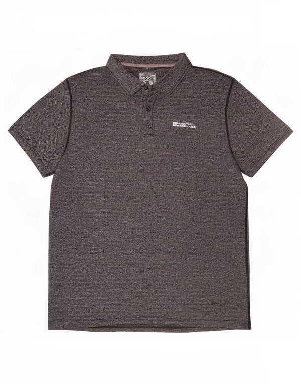 Męska koszulka polo IsoCool XL, szara, nakrapiana, Mountain Warehouse