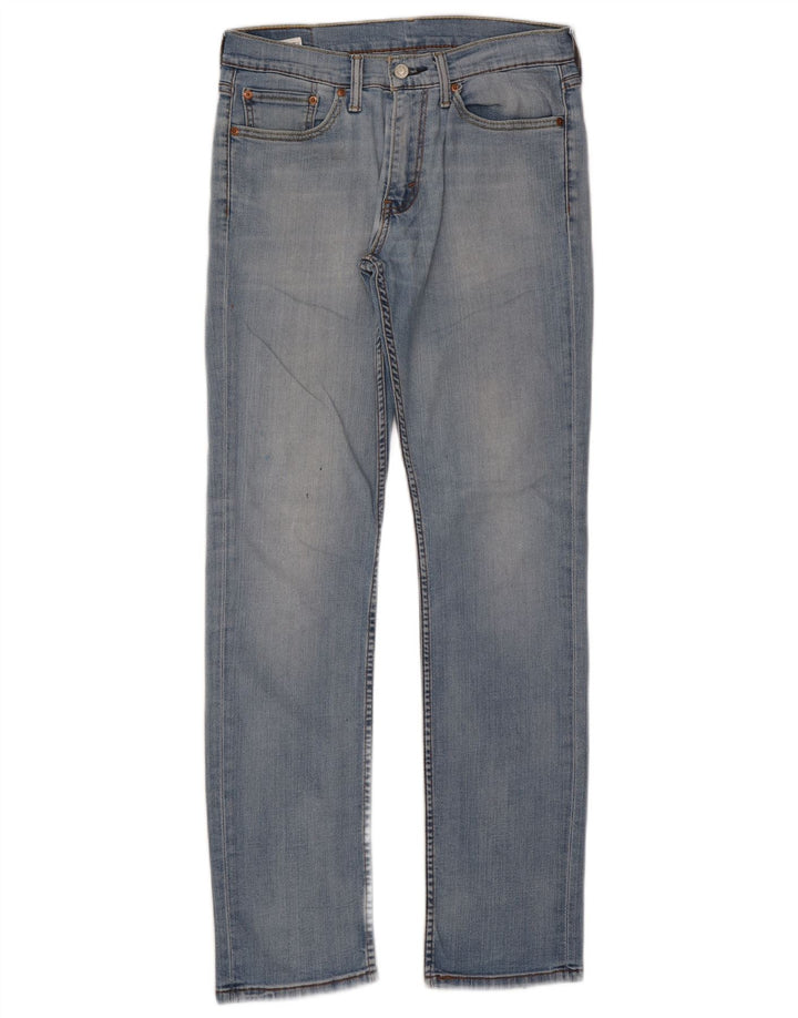 Męskie jeansy slim fit Levi's W31 L34 Niebieskie bawełniane