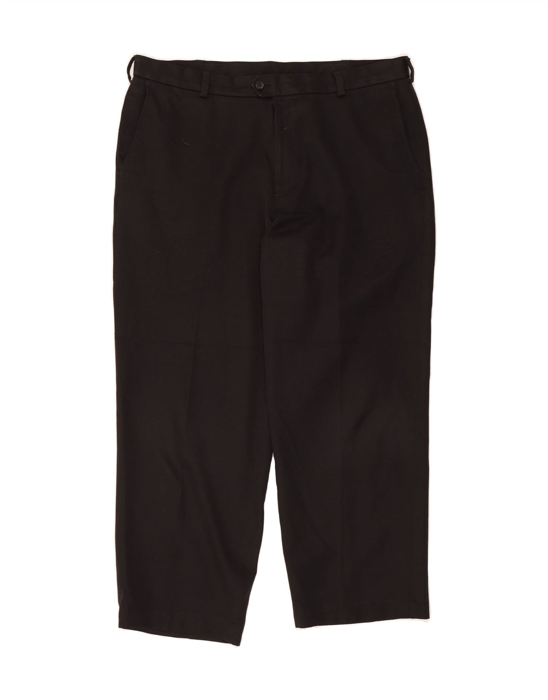 IZOD Mens Golf Straight Suit Trousers W38 L30 Black Polyester Vintage Izod and Second-Hand Izod from Messina Hembry 