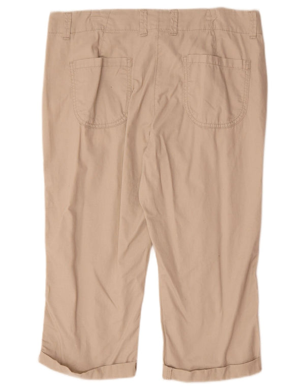 Marks & Spencer Damskie Bermudy UK 12 Medium W32 Beżowa Bawełna