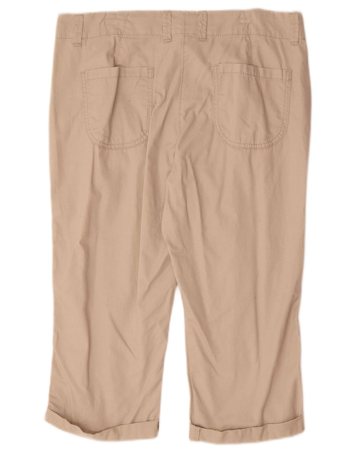 Marks & Spencer Damskie Bermudy UK 12 Medium W32 Beżowa Bawełna